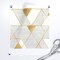 Mod, Triangle, Geometric, Gold, Blush, Pink, Neutral, Modern Custom Removable Wallpaper by Spoonflower Peel & Stick Wallpaper 2FT Wide